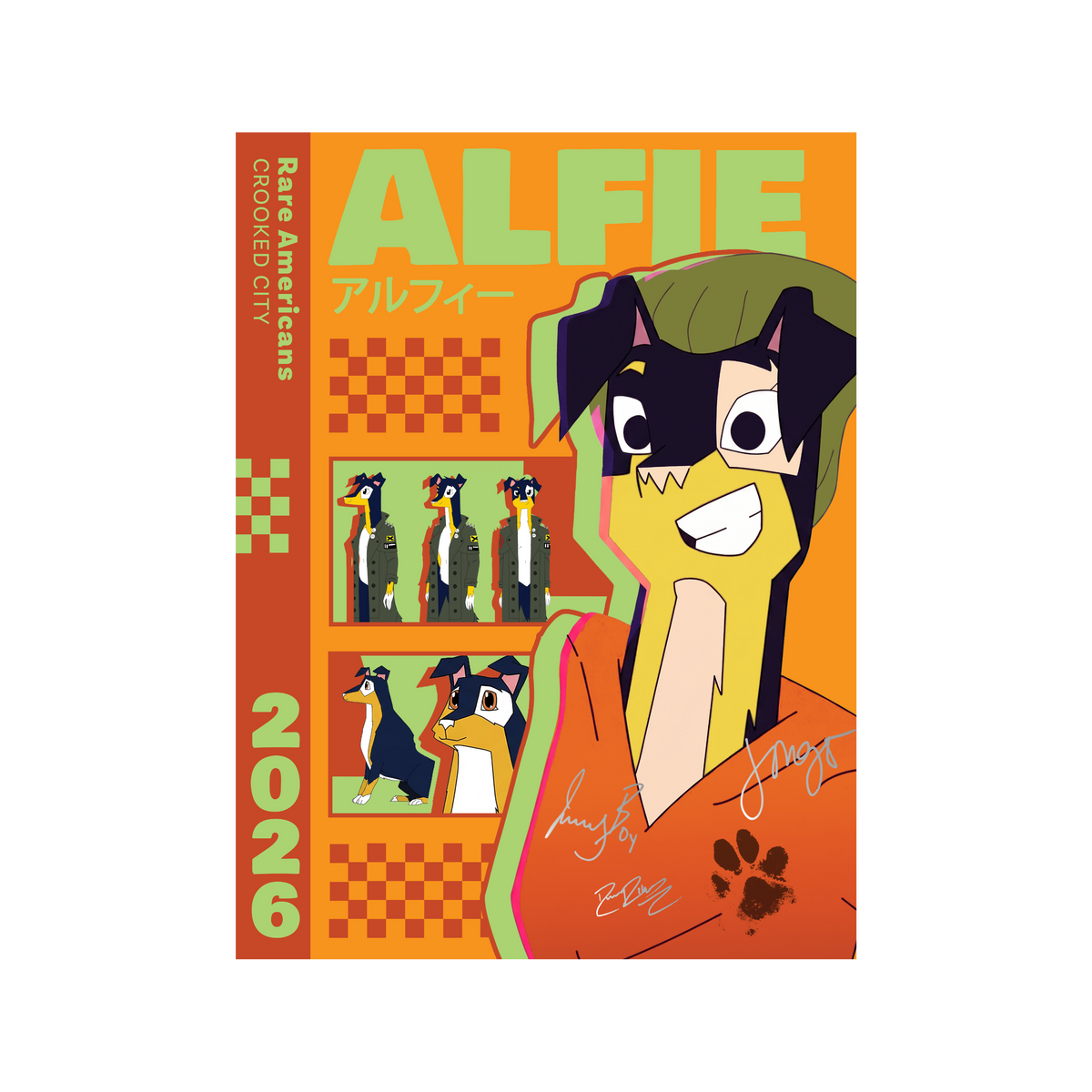 LIMITED EDITION SIGNED ALFIE POSTER