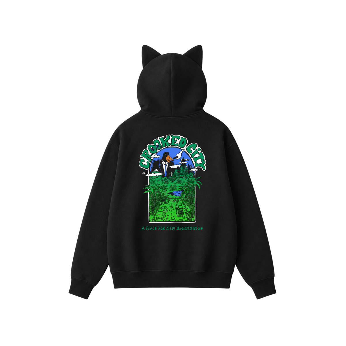 RA ANIMAL EAR HOODIE