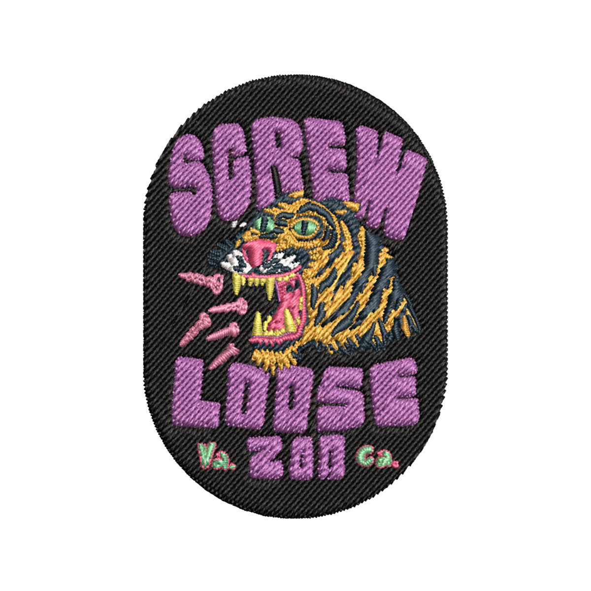Screw Loose Zoo Patch