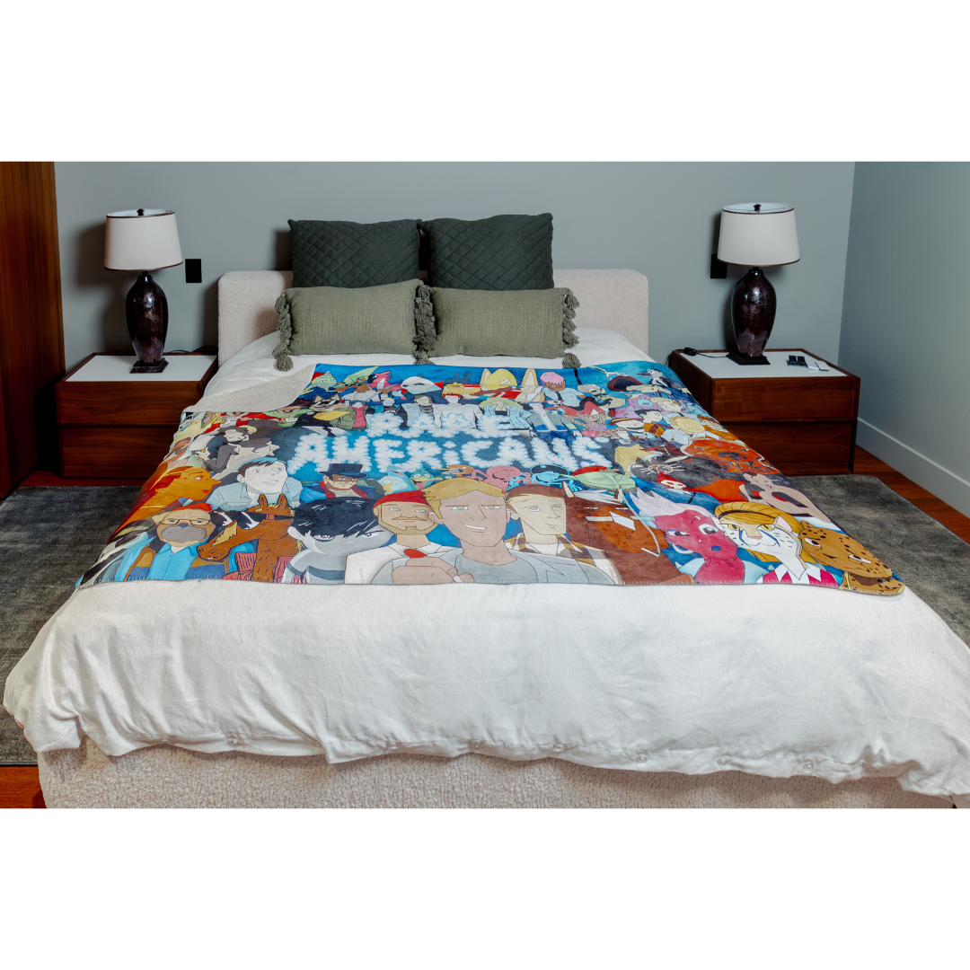 CUSTOM RA CHARACTER BLANKET